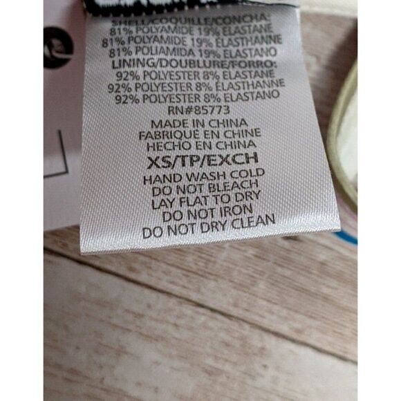 O'Neill Womens Size XS Multicolor Adjustable Strap Carly Triangle Bikini Top - Picture 9 of 9